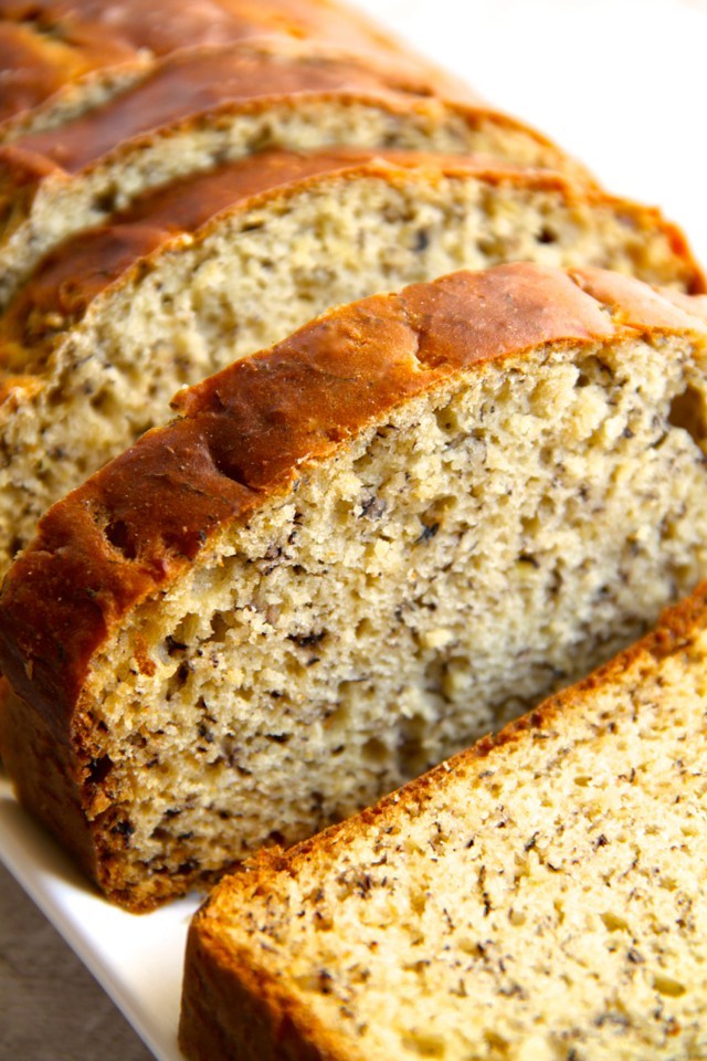 Banana Bread With Honey And Applesauce Instead Of Sugar & Oil ...